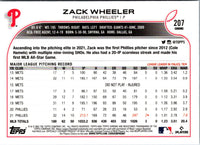 2022 Topps Chrome Zack Wheeler #207
