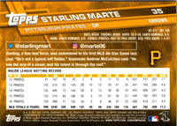 2017 Topps Chrome Starling Marte #35