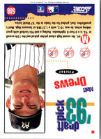 1994 Score Matt Drews #506 Rookie