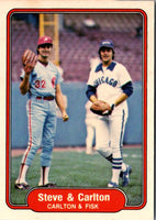 1982 Fleer Steve Carlton/Carlton Fisk #632