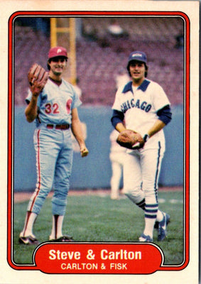 1982 Fleer Steve Carlton/Carlton Fisk #632
