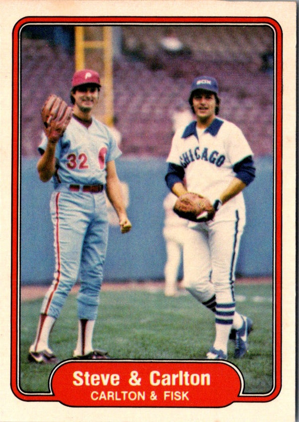 1982 Fleer Steve Carlton/Carlton Fisk #632