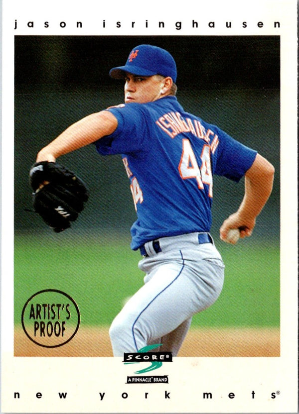 1997 Score Artist's Proofs White Border Jason Isringhausen #306