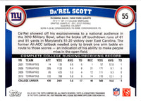2011 Topps Da'Rel Scott #55 Rookie