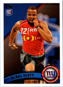 2011 Topps Da'Rel Scott