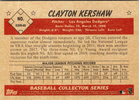 2018 Topps Advent Calendar Clayton Kershaw #19