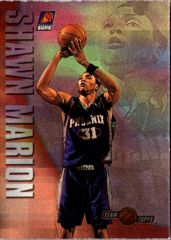 2001 Topps Team Shawn Marion #TT9