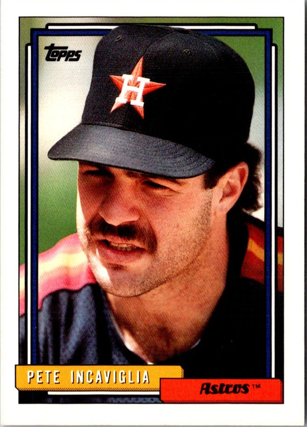 1992 Topps Traded Pete Incaviglia #54T