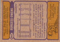 1979 Topps Burgess Owens #482