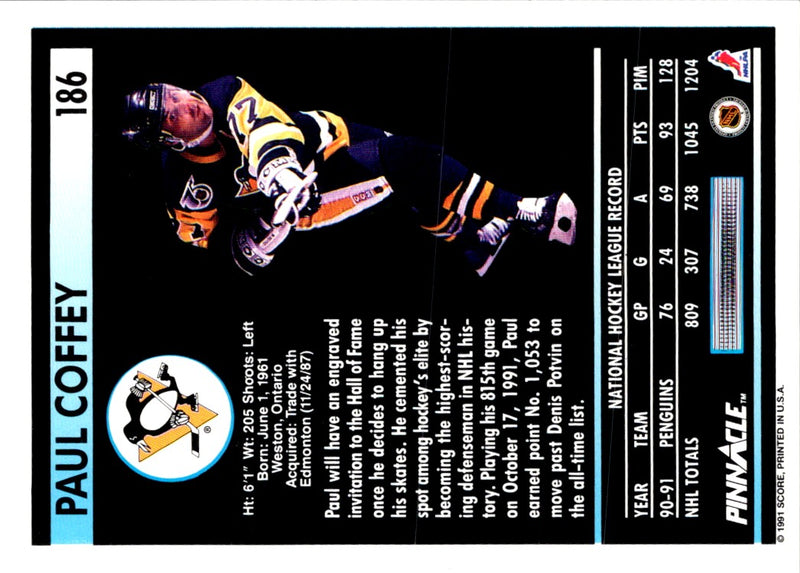 1991 Pinnacle Paul Coffey