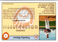 1992 Front Row Draft Picks Tim Moore #4