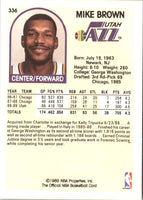 1989 Hoops Mike Brown #336 Rookie