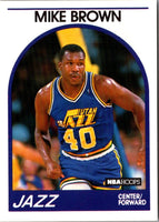 1989 Hoops Mike Brown #336 Rookie