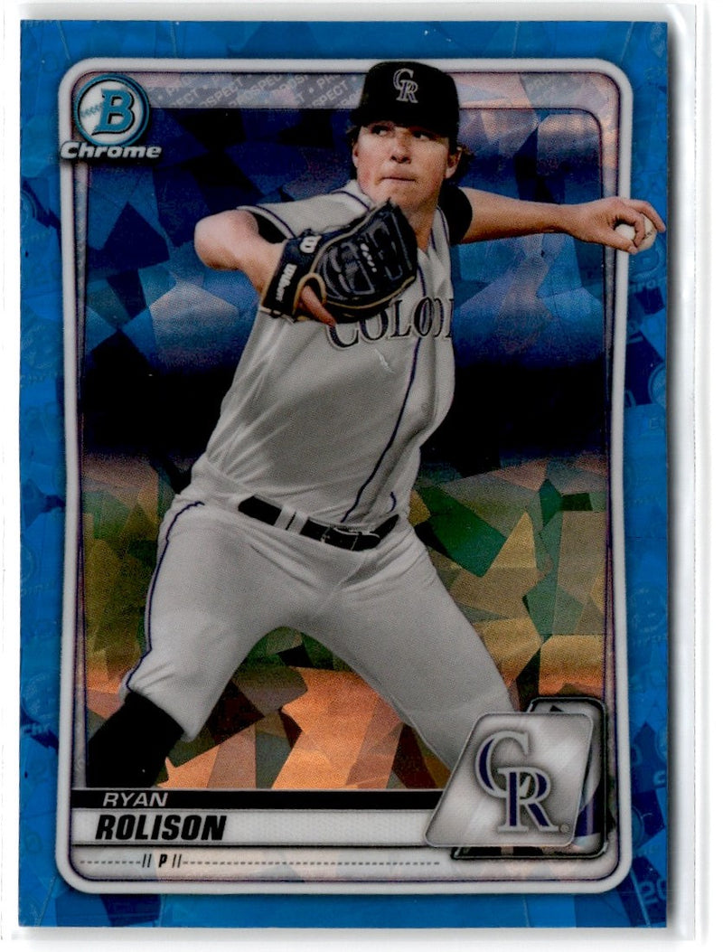 2020 Bowman Draft Chrome Sapphire Ryan Rolison