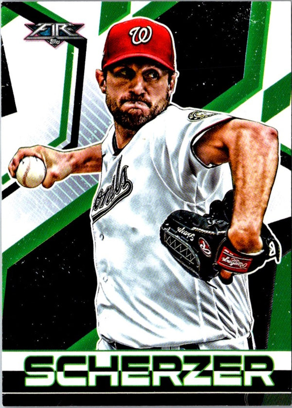 2021 Topps Fire Max Scherzer #113