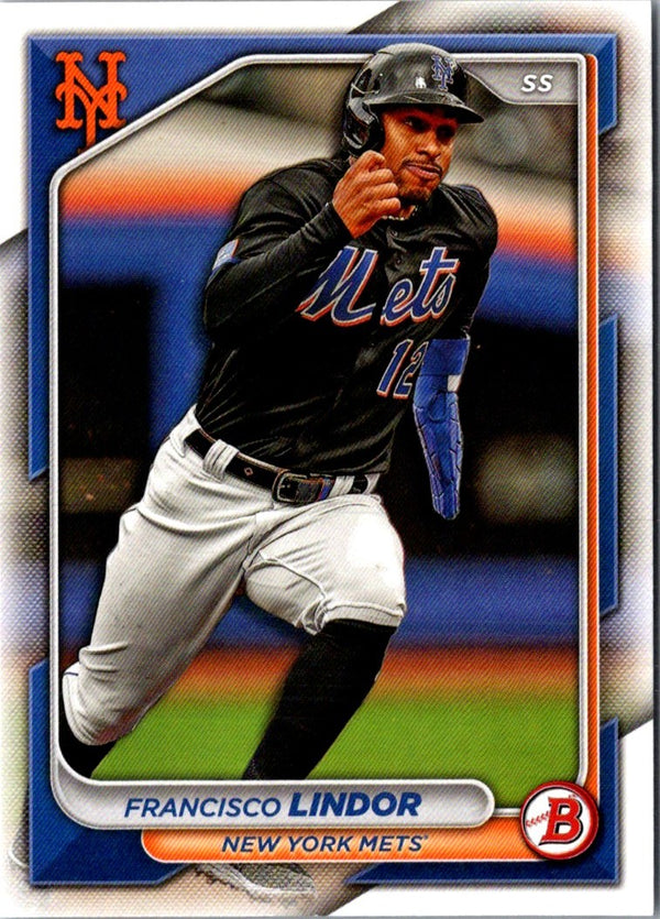 2024 Bowman Green Pattern Francisco Lindor #38