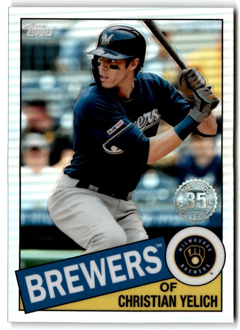 2020 Topps Chrome 1985 Baseball Christian Yelich