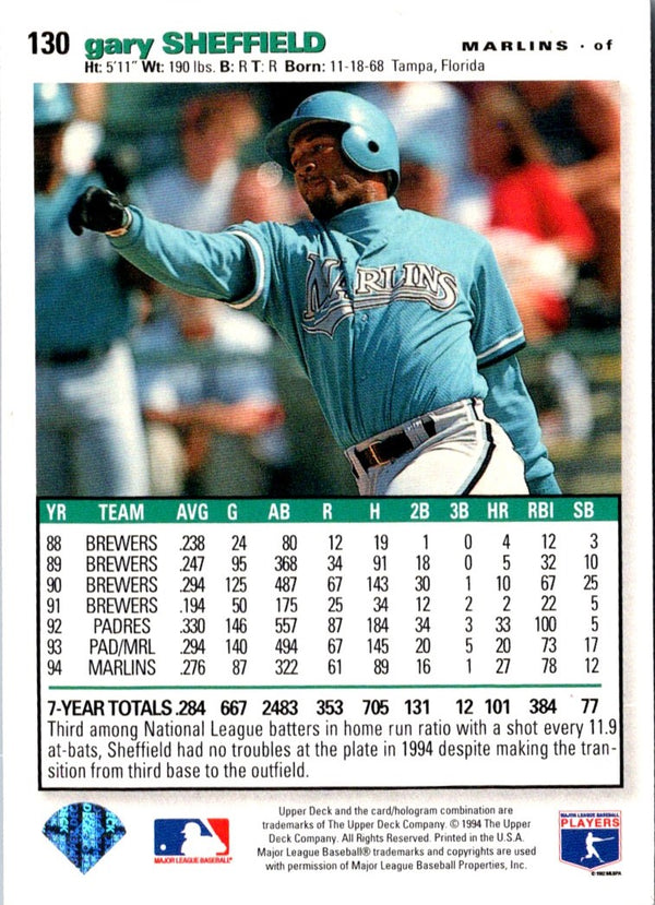 1995 Collector's Choice SE Gary Sheffield #10