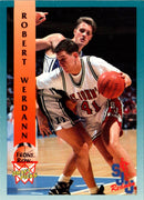 1992 Front Row Draft Picks Robert Werdann
