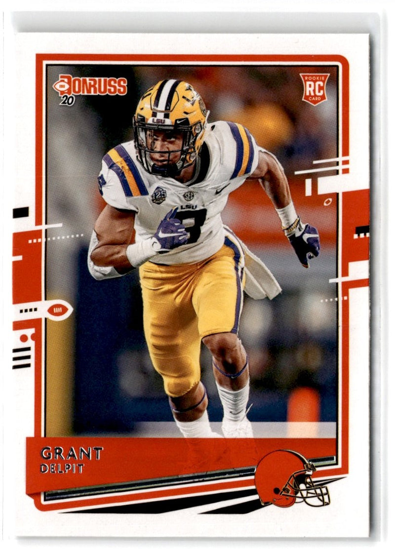 2020 Donruss Press Proofs Red Grant Delpit