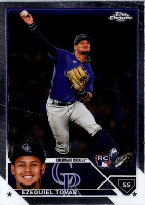 2023 Topps Chrome Ezequiel Tovar #106 Rookie