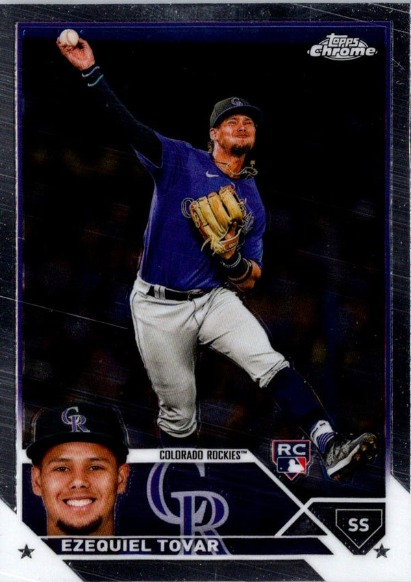 2023 Topps Chrome Ezequiel Tovar #106 Rookie