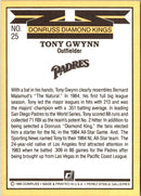 1985 Donruss Tony Gwynn