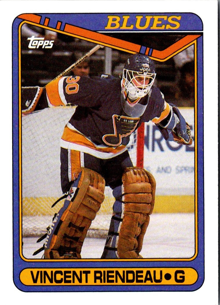 1990 Topps Vincent Riendeau