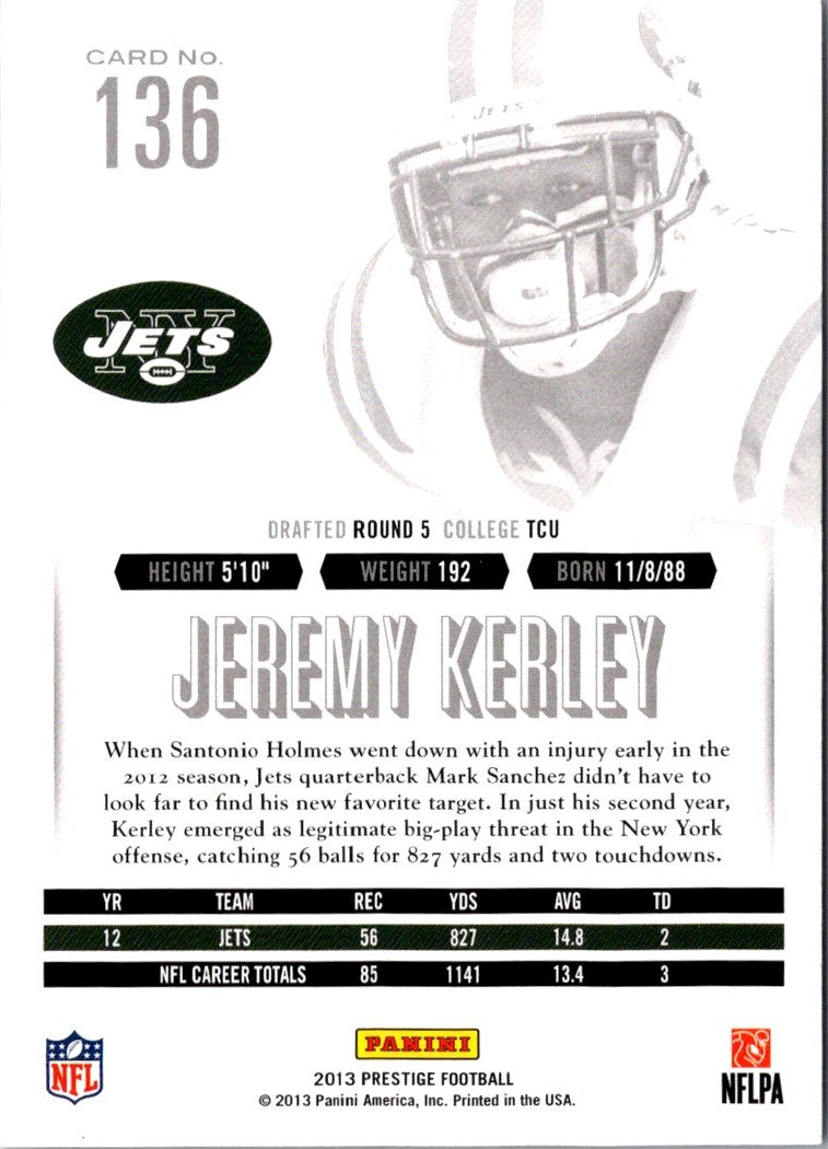 2013 Panini Prestige Jeremy Kerley