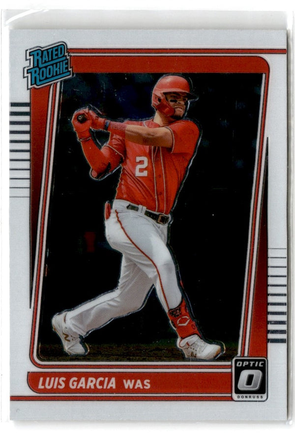 2021 Donruss Optic Luis V. Garcia #45 Rookie