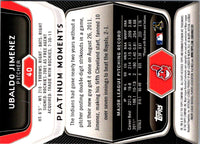 2012 Bowman Platinum Ubaldo Jimenez #40