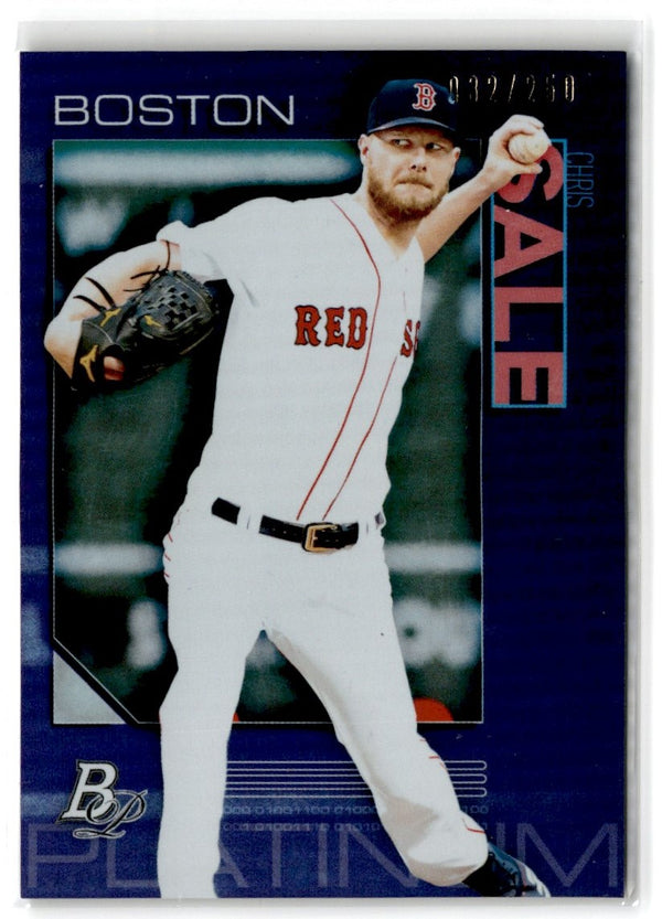 2020 Bowman Platinum Purple Chris Sale #56 032/250