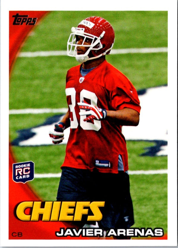 2010 Topps Javier Arenas #75 Rookie