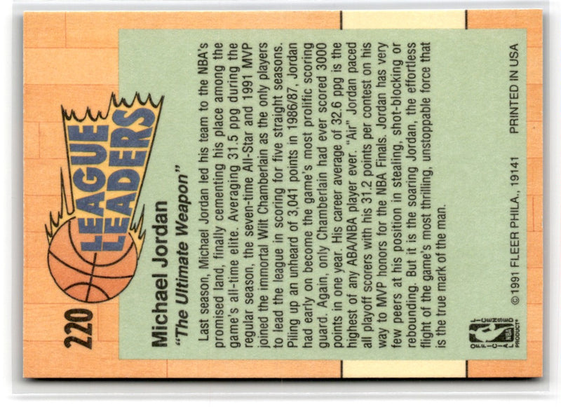 1991 Fleer Michael Jordan
