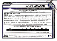 2021 Bowman Draft Chrome Adael Amador #BDC-195