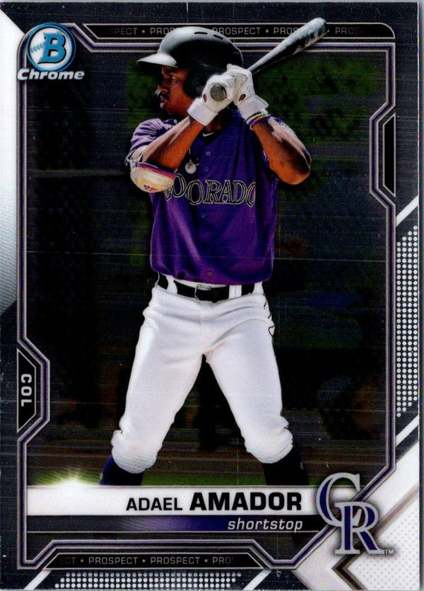 2021 Bowman Draft Chrome Adael Amador #BDC-195