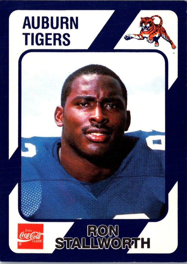 1989 Collegiate Collection Auburn Coke 580 Ron Stallworth #64