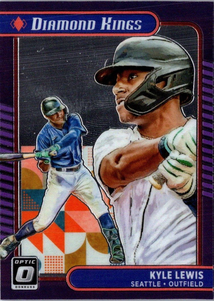 2021 Donruss Optic Carolina Blue & White Kyle Lewis