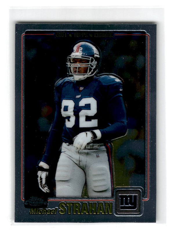 2001 Topps Chrome Michael Strahan #181