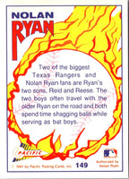 1991 Pacific Nolan Ryan Texas Express I Pitcher Texas Rangers #75