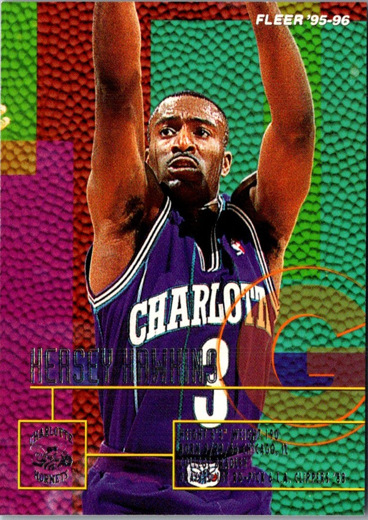 1995 Fleer European Hersey Hawkins