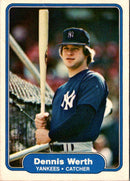 1982 Fleer Dennis Werth