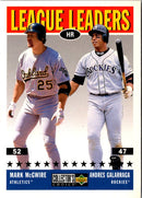 1997 Collector's Choice Andres Galarraga/Mark McGwire