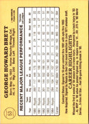 1985 Donruss George Brett