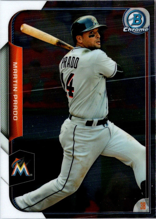 2015 Bowman Chrome Martin Prado #95