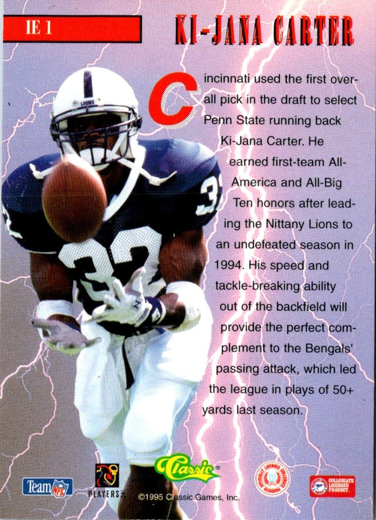 1995 Select Certified Future Ki-Jana Carter