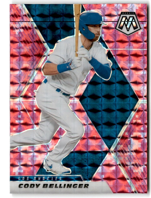 2021 Panini Mosaic Pink Camo Cody Bellinger #59