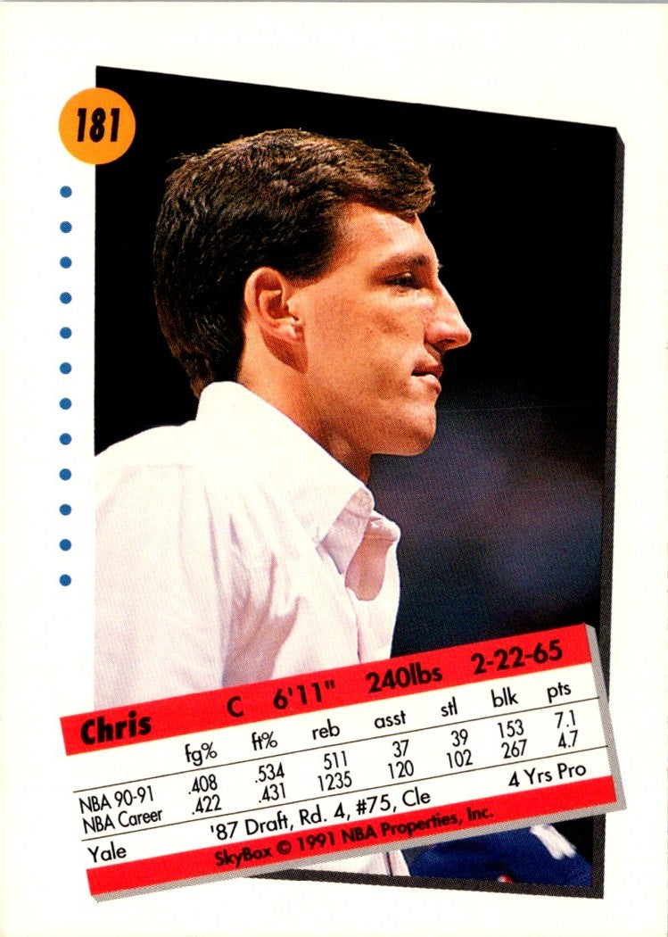 1991 SkyBox Chris Dudley