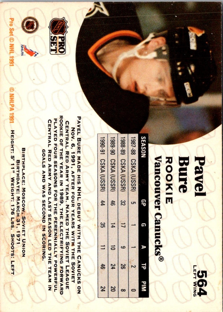 1991 Pro Set Pavel Bure