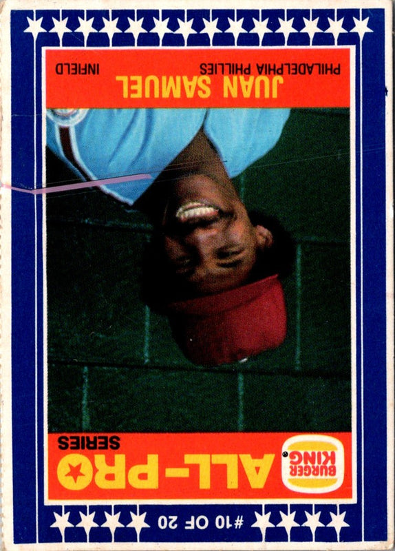 1986 Philadelphia Phillies Juan Samuel #1